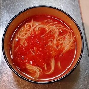 節約ランチ★トマトにゅうめん